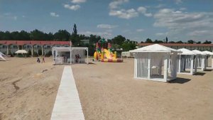 Отдыхаем в Приморске на Азовском море, теплое море, солнце и пляж