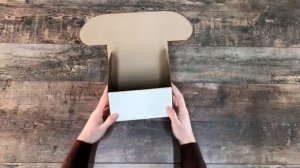 Как собирается шкатулка ( fefco 0471 ) | Гофроцентр