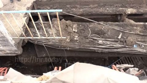 Обрушение путепровода