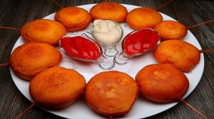 Корн дог - вкусняшка в тесте. Корейская уличная еда