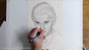Drawing Draco Malfoy (Tom Felton)