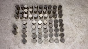 Копилка / открыл копилку через: 10-11месяцев сколько накопилось? (1- литровая банка)#копилка #деньг