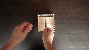 Своими руками - Беседка. Поделка из палочек от мороженого