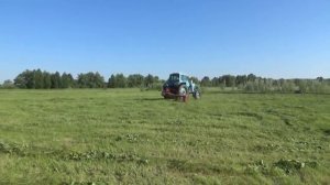 Выехал косить сено./Сенокос 2018/ Косим польской роторкой.