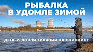 Рыбалка в Удомле - День 2 - Ловля тиляпии на спиннинг