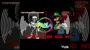 (Undertale - Papyrus Goes Too Far x FNF Mario's Madness): Teralazing x Oh God No Instrumental Mashu