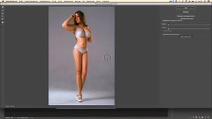 Как в фотошопе сделать тело худее? Как в фотошопе сделать лицо худее?