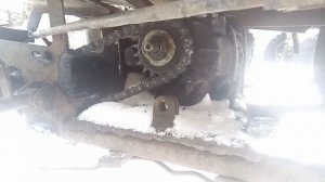 Муравей с двигателем от мотоблока.