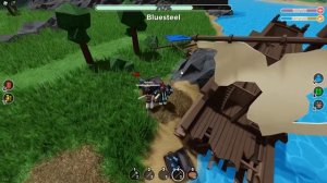 How to get the BLUE STEEL ARMOR(guide) in The Survival Game | Roblox