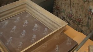 Кессонный потолок из дерева #1