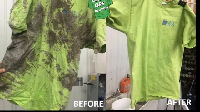 CLEAN-OFF CLOTHES Concrete Remover for Clothing смотреть онлайн