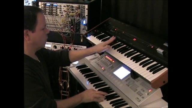 Vangelis Blade Runner opening theme KORG M3 and Omnisphere смотреть онлайн