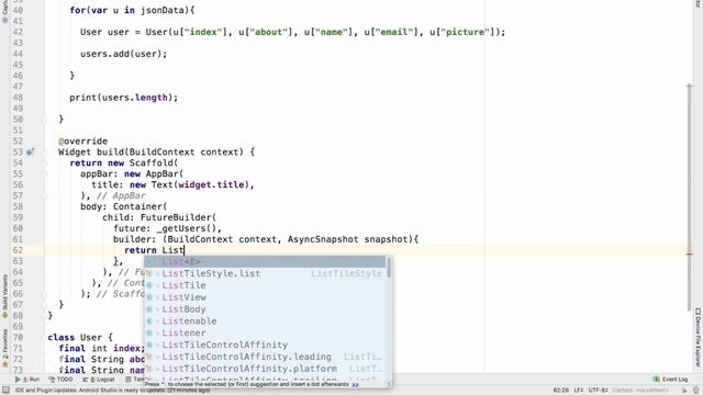 FutureBuilder In Flutter - Building Lists with JSON Data