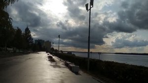 Самара, осень 2019 на велосипеде, набережная и парки