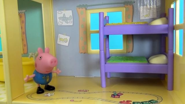 Свинка Пеппа. ОГРОМНЫЙ ДОМ. Распаковка и обзор дома Пеппы смотреть онлайн