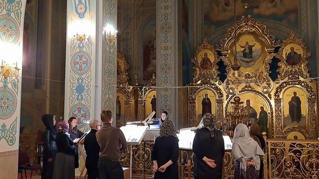 Псалом 33 «Благословлю Господа на всякое время...». Регент Екатерина Артюхова.