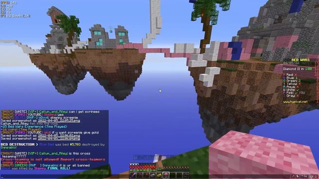 I Troll Skeppy on My French Bedwars Server...