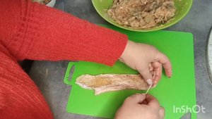 Куриные шейки фаршированные мясом и грибами.