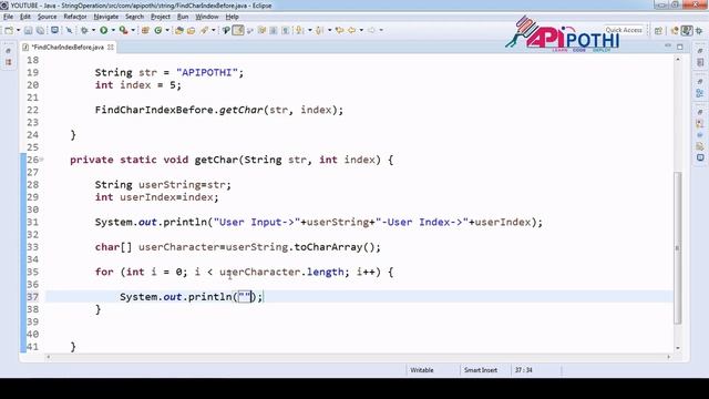 3 Write a Java program to get the character Unicode code point before the specified index within th смотреть онлайн