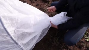 Установка парника с укрывным материалом
