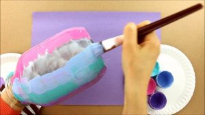 How to make a glass lantern - Glass Lantern - glass painting tutorials - decoupage glass