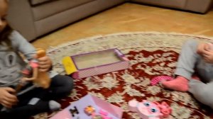 My little Nastya в гостях у Арины Распаковка ИГРУШЕК с МАЙ ЛИТЛ НАСТЕЙ