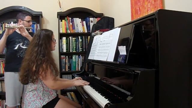 Yesterday - The Beatles (Piano and flute cover) смотреть онлайн