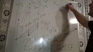 Косой изгиб. Пример.
