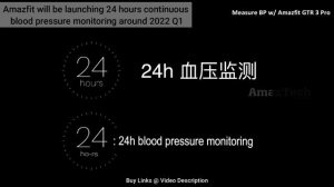 Amazfit GTR 3 Pro Blood Pressure Demo & Accuracy Comparison | GTR3 PumpBeats ZEPP