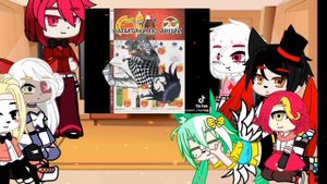 Реакция на прошлую жизнь Энджела(кокичи ома) /Gacha club\ Lime bunny