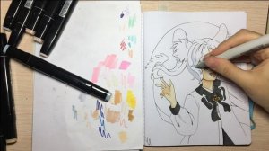 Обзор спиртовых маркеров Brauberg art Sketchmarkers