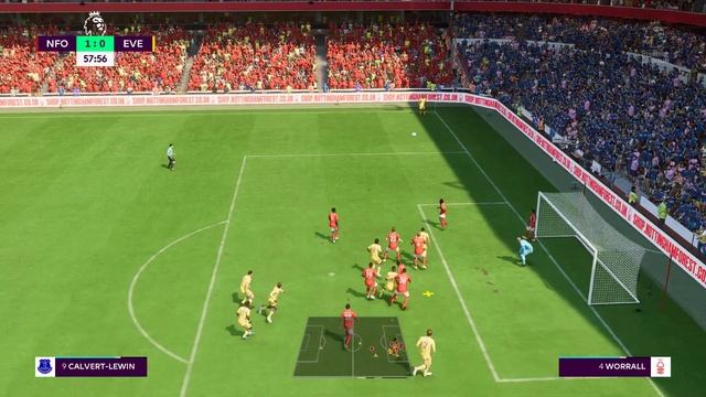 Прогноз FIFA 23: Ноттингем Форест - Эвертон (Ливерпуль). Английская Премьер-лига. 14-й тур