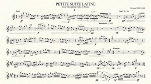PETITE SUITE LATINE I - Jérôme NAULAIS - Saxophone & piano