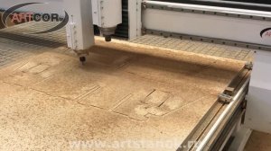 Раскрой фанеры на двухшпиндельном станке Artcor 2040