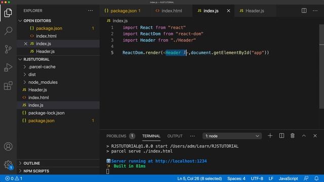 React JS Tutorial p.2 - Installation, JSX & Functional Components
