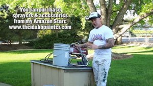 Using An Airless Paint Sprayer. Paint Sprayer Instructions.  How to use a Titan Sprayer.