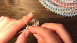 Вяжем рельефную салфетку АЛИСИЯ. Часть 1.