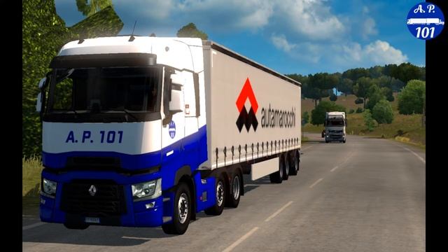 A. P. 101 Paint Job | Renault Range-T | Euro Truck Simulator 2 | (feat. MohSkinner) | Slideshow #11 смотреть онлайн