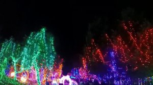 Cambria Christmas Market Light Display 2019. Cambria California