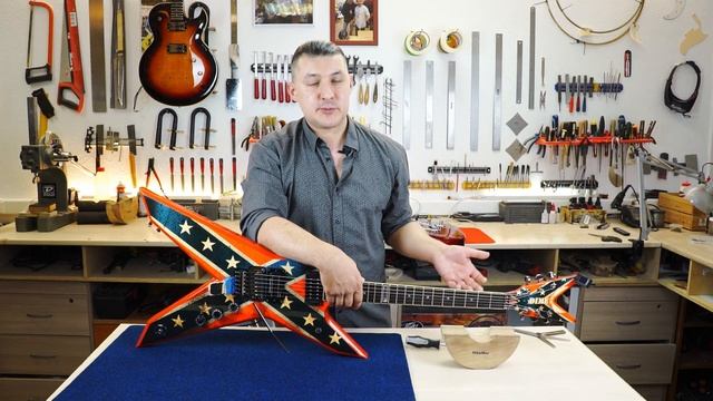 Как настроить электрогитару с Floyd Rose. Показываю по шагам. | Ремонт гитар | смотреть онлайн