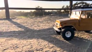 No cuts #rctrailtruck - Fms Fj40 rc 1/10