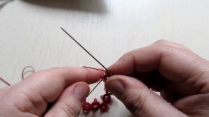 Браслет - манжет"Лабиринт". Фриволите иглой.