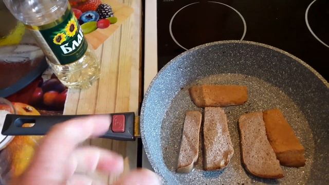 ГРЕНКИ ИЗ ЧЁРНОГО ХЛЕБА С ЧЕСНОКОМ. смотреть онлайн