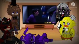 FNAF reacts to The Afton Brothers| part 2 of William Afton visits Fnaf | FNAF | GC