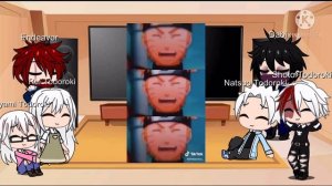 The Todoroki family reacts to the Uzumaki clan | Luna Gacha