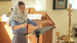 Богородице Дево Радуйся грузинское // спевка // детский хор