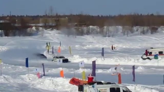 Ледовые гонки Нефтеюганск 06.03.2011 смотреть онлайн