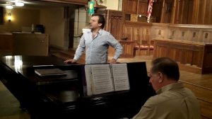 Lyric Fest - Richard Troxell rehearses Strauss's Zueignung with Harold Evans