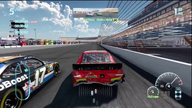 New Hampshire Chase Race 2 Gameplay Career Mode Nascar The Game Inside Line Race 28 смотреть онлайн