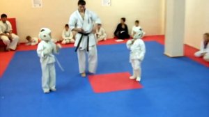 Детское каратэ./Children's karate.